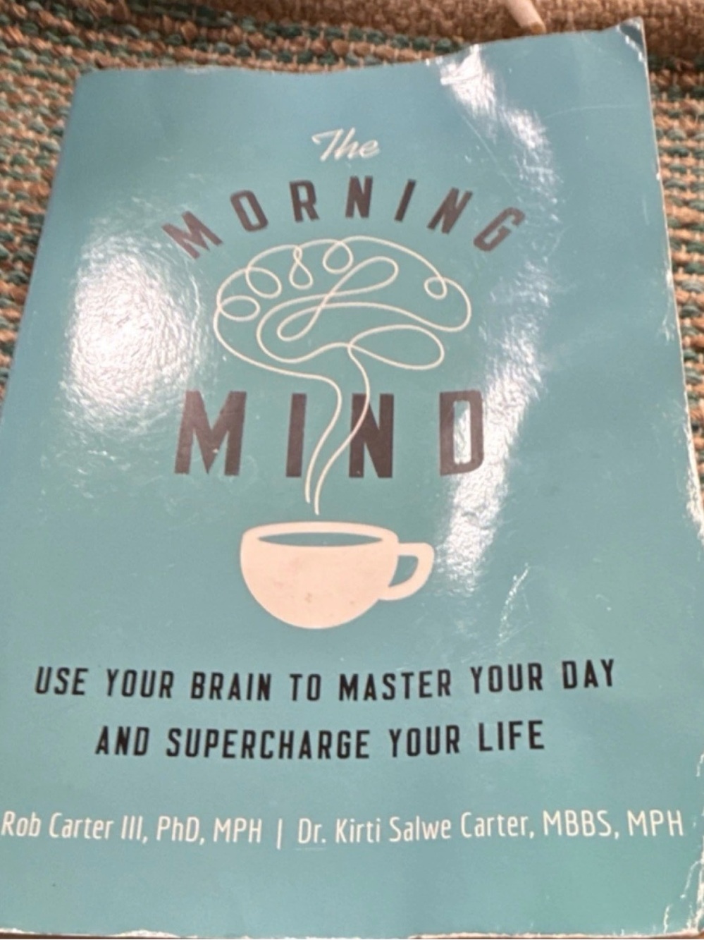 The Morning Mind Teal Motivational Book